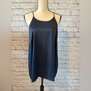 Lane Bryant Navy Spaghetti Strap Cami
